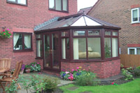 photo of completed conservatory